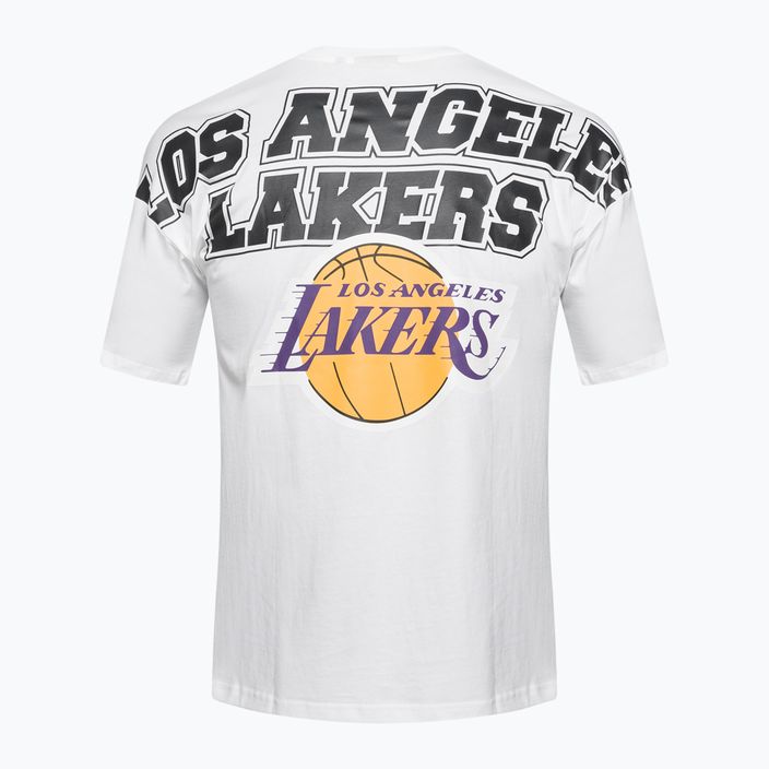 Pánské tričko New Era NBA Large Graphic BP OS Tee Los Angeles Lakers white 7